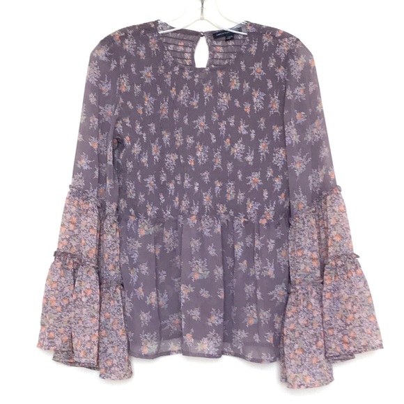 American Eagle Outfitters Tops - AEO Bell Sleeve Peasant Blouse